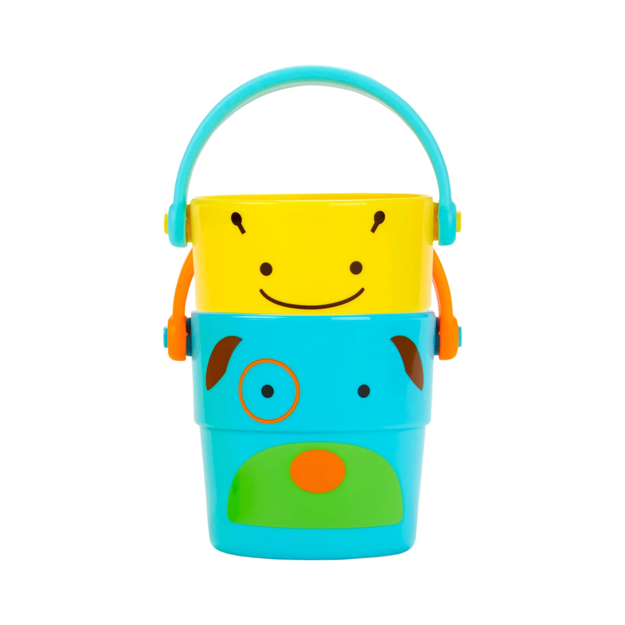 Skip Hop Bath Toys|Bath Accessories>Zoo Stack And Pour Buckets Set of 5